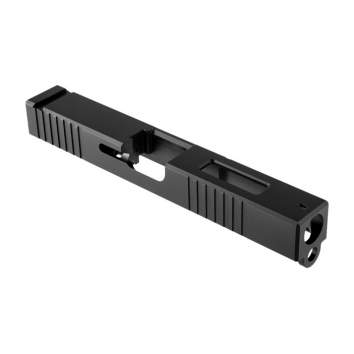 Brownells Iron Sight Slide +Window Gen3 Glock 17 Black Stainless Nitride
