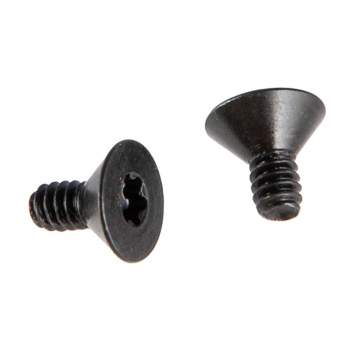 Brownells Cover Plate Screws for Brownells Glock Slides 1/4x4-40 Pack of 2, Steel Black
