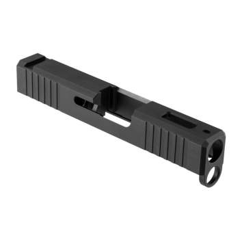 Brownells Iron Sight Slide +Window For Glock 43 Stainless Nitride Black