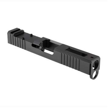Brownells RMR Slide for Gen 4 Glock 19 Stainless With Nitride Finish With Window