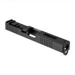 BROWNELLS SLIDE WITH AIMPOINT ACRO FOR GLOCK 17 GEN 3 WITH WINDOW, BLACK NITRIDE