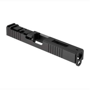 Brownells Slide With Aimpoint Acro For Glock 17 Gen 3 With Window, Black Nitride
