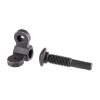 Brownells A1 Rear Sight Aperture With Windage Screw For BRN16A1, Black
