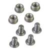 Brownells Slim Grip Screws And Bushings 1911 Commander, Government, Officers, Stainless Steel Pack of 4