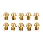 BROWNELLS SHOTGUN SIGHT BEAD #13 REFILL SIGHTS, BRASS GOLD PACK OF 10