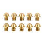 BROWNELLS SHOTGUN SIGHT BEAD #13 REFILL SIGHTS, BRASS GOLD PACK OF 10