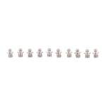 BROWNELLS SHOTGUN SIGHT BEAD #14 REFILL SIGHTS, STAINLESS STEEL  WHITE PACK OF 10