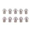 BROWNELLS SHOTGUN SIGHT BEAD #16 REFILL SIGHTS, STAINLESS STEEL  WHITE PACK OF 10