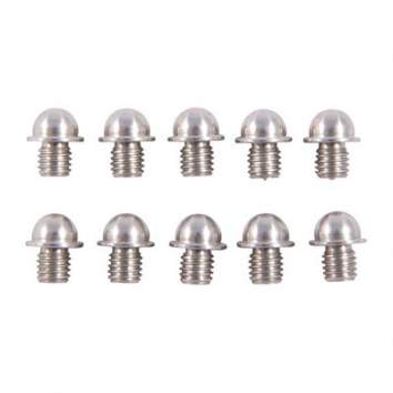 BROWNELLS SHOTGUN SIGHT BEAD #16 REFILL SIGHTS, STAINLESS STEEL  WHITE PACK OF 10