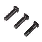 BROWNELLS AR-15/M16/M4 SQUARE REPLACEMENT PINS PACK OF 3, STEEL BLUED