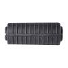 Brownells AR-15 M4 Oval Carbine Handguard Double Heatshield, Polymer Black