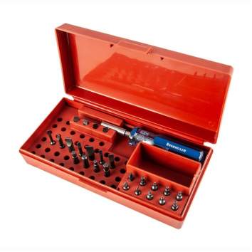 Brownells #1 Standard Magna-Tip Set With Magnetic Law Enforcement Handle, Steel Brown