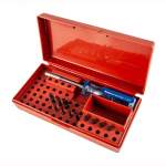 BROWNELLS #3 STANDARD MAGNA-TIP SET WITH #84 HOLLOW HANDLE, STEEL BROWN