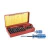 BROWNELLS 58 BIT MASTER SET PLUS WITH HOLLOW HANDLE, STEEL BROWN