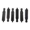 Brownells Rear Sight Long Double Step Elevators Universal Rifles, Black Pack of 6