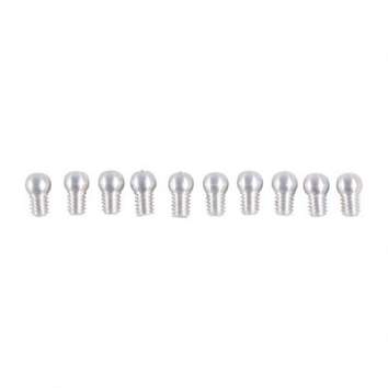 Brownells Shotgun Sight Refill Sights #6, Aluminum White Pack of 10