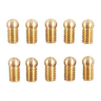 Brownells Shotgun Sight Refill Sights #24, Brass Gold Pack of 10