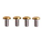 BROWNELLS 1911 TIN COATED ALLEN GRIP SCREWS COMMANDER, GOVERNMENT, OFFICERS, GOLD PACK OF 4
