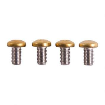 Brownells 1911 Tin Coated Allen Grip Screws Commander, Government, Officers, Gold Pack of 4