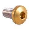 Brownells 1911 Tin Coated Allen Grip Screws Commander, Government, Officers, Gold Pack of 4