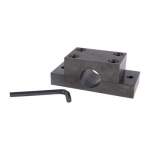 BROWNELLS BARREL VISE ONLY NO BUSHING, STEEL BLACK