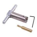 BROWNELLS 90 DEGREE CUTTER & PILOT FOR .338 MUZZLE, BRASS