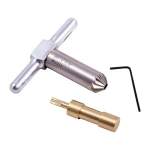 BROWNELLS 45 DEGREE CUTTER & BRASS PILOT FOR .45 ACP-2 CYLINDER*, STEEL