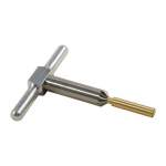 BROWNELLS 45 DEGREE CUTTER & BRASS PILOT FOR 7MM MUZZLE, STEEL