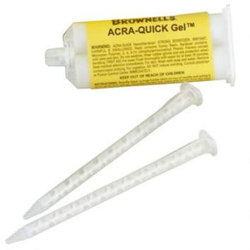 Brownells Acra-Quick Gel With 2 Mixing Tips 50ML