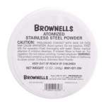 BROWNELLS ATOMIZED POWDER 12 OZ, STAINLESS STEEL