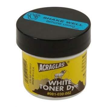 Brownells Acraglas Dye Toner 1 OZ, White