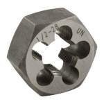 BROWNELLS 1/2-28 CARBON HEX DIE, STEEL