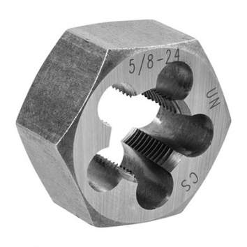 Brownells 5/8-24 Carbon Hex Die, Steel