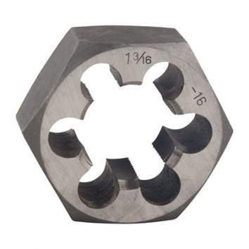 Brownells 1-3/16-16 Hex Die, High Speed Steel