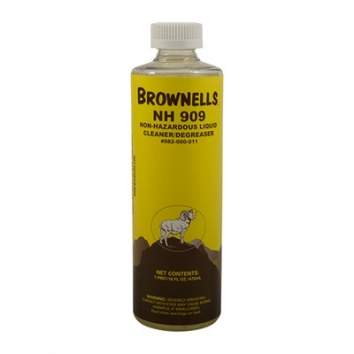 Brownells NH 909 Non-Hazardous Liquid Cleaner/Degreaser 1 Pint