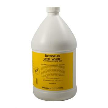 Brownells Blue & Rust Remover 1 Gallon (128OZ), Steel White