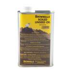 BROWNELLS BOILED LINSEED OIL 1 PINT, CLEAR