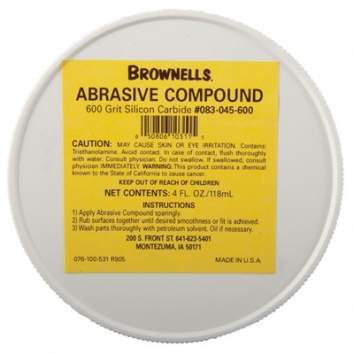 Brownells Silicon Carbide Abrasive Compound 600 Grit