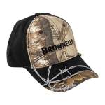Brownells Realtree AP Xtra And Black Cap With Barbed Wire Embroidery