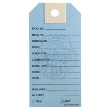 Brownells Gun Price Tags, Light Blue Pack of 1000