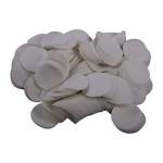 BROWNELLS 25-28 CALIBER 1.375 ROUND TWILL PATCHES 1000 PER BAG, COTTON WHITE