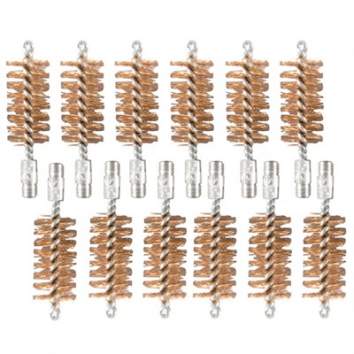 Brownells 12 Gauge Double-Tuff Shotgun Brush Pack of 12, Bronze