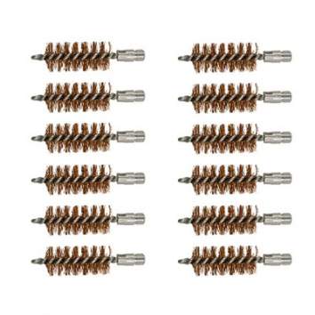 Brownells 16 Gauge Double-Tuff Shotgun Brush Pack of 12, Bronze