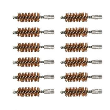 Brownells 28 Gauge Double-Tuff Shotgun Brush Pack of 12, Bronze