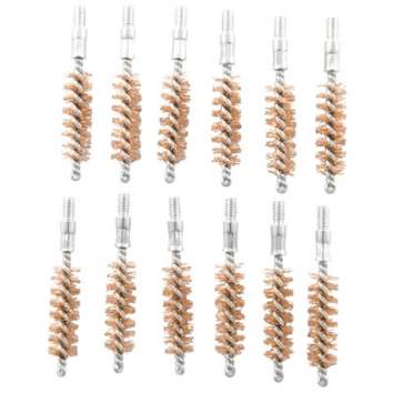 Brownells 35/38 Caliber Double-Tuff Pistol Brush Pack of 12, Bronze