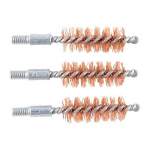 BROWNELLS 10MM/40 CALIBER DOUBLE-TUFF PISTOL BRUSH PACK OF 3, BRONZE