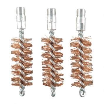 Brownells 20 Gauge Double-Tuff Shotgun Brush Pack of 3, Bronze