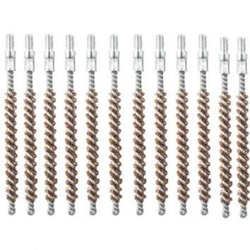 BROWNELLS 22 CALIBER DOUBLE-TUFF RIFLE BRUSH PACK OF 12, BRONZE