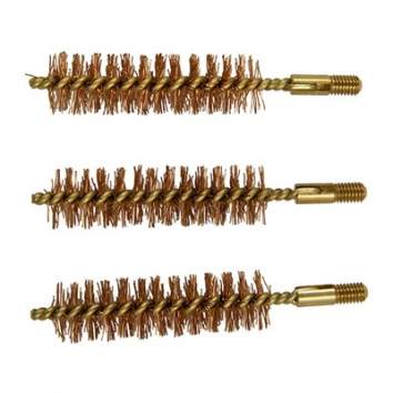 Brownells 54 Caliber Double-Tuff Rifle Brush Pack of 3, Bronze