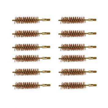 Brownells 54 Caliber Double-Tuff Rifle Brush Pack of 12, Bronze